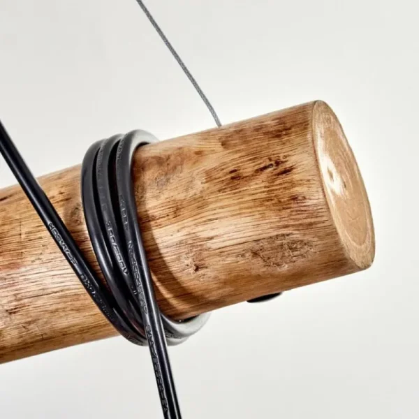 hofstein Koyoto Suspension, Boule lumineuse, Suspension Écru, Noir, 5 lumières* Lampes Modernes