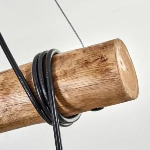 hofstein Koyoto Suspension, Boule lumineuse, Suspension Écru, Noir, 5 lumières* Lampes Modernes