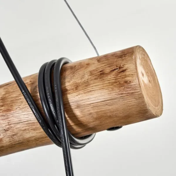 hofstein Koyoto Suspension, Boule lumineuse, Suspension Écru, Noir, 5 lumières* Lampes Modernes