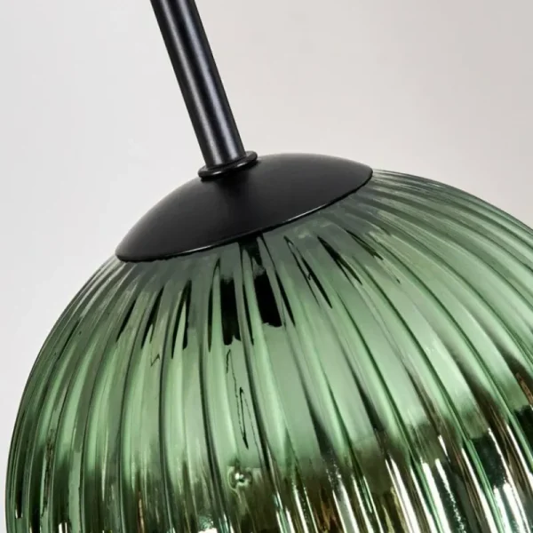 hofstein Koyoto Suspension, Boule lumineuse, Suspension Noir, 3 lumières* Lampes Modernes