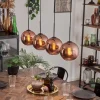 hofstein Koyoto Suspension Cuivré, 4 lumières* Lampes En Verre