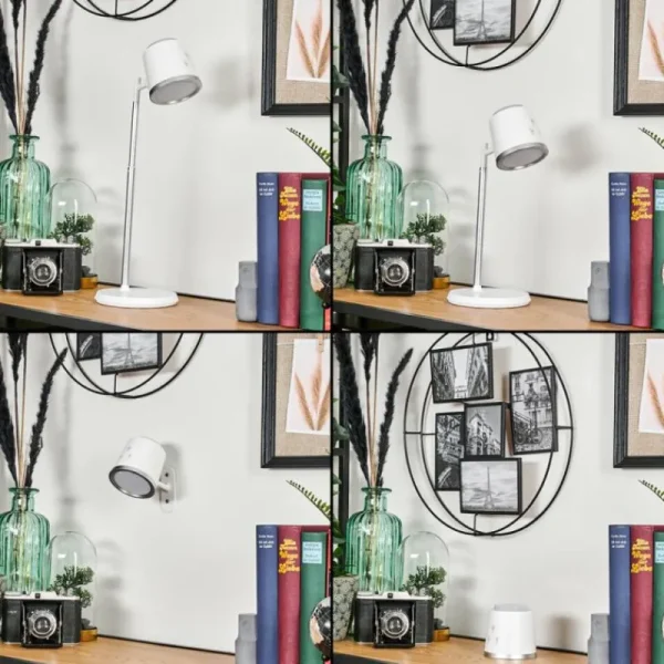 hofstein Krumstorp Lampe à poser, Applique murale, Liseuse LED Blanc, 1 lumière* Lampes Modernes