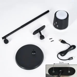 hofstein Krumstorp Lampe à poser, Applique murale, Liseuse LED Noir, 1 lumière* Lampes Modernes