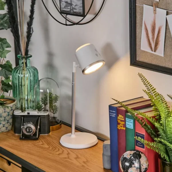 hofstein Krumstorp Lampe à poser, Applique murale, Liseuse LED Blanc, 1 lumière* Lampes Modernes