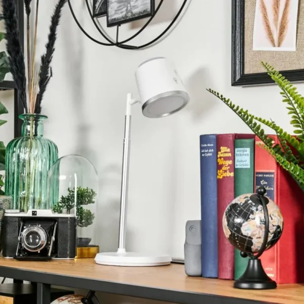 hofstein Krumstorp Lampe à poser, Applique murale, Liseuse LED Blanc, 1 lumière* Lampes Modernes