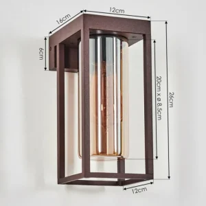 hofstein Lagarelhos Lampe murale d´extérieur Rouille, 1 lumière* Lampes Modernes