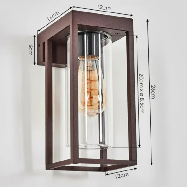 hofstein Lagarelhos Lampe murale d´extérieur Rouille, 1 lumière* Lampes Modernes