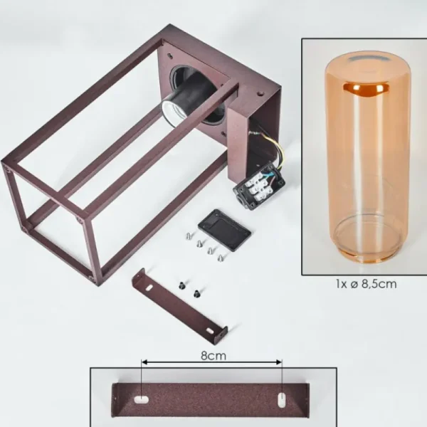 hofstein Lagarelhos Lampe murale d´extérieur Rouille, 1 lumière* Lampes Modernes