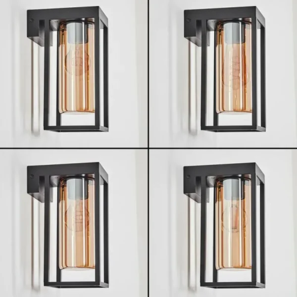 hofstein Lagarelhos Luminaire extérieur, Lampe murale d´extérieur Noir, 1 lumière* Lampes Modernes