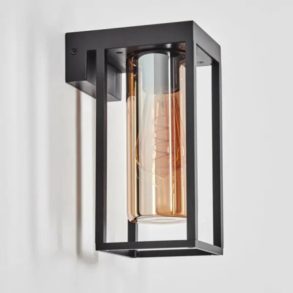 hofstein Lagarelhos Luminaire extérieur, Lampe murale d´extérieur Noir, 1 lumière* Lampes Modernes