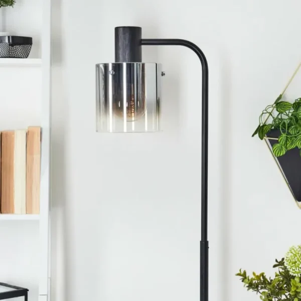 hofstein Lampadaire Gafa Noir, 1 lumière* Lampes Modernes