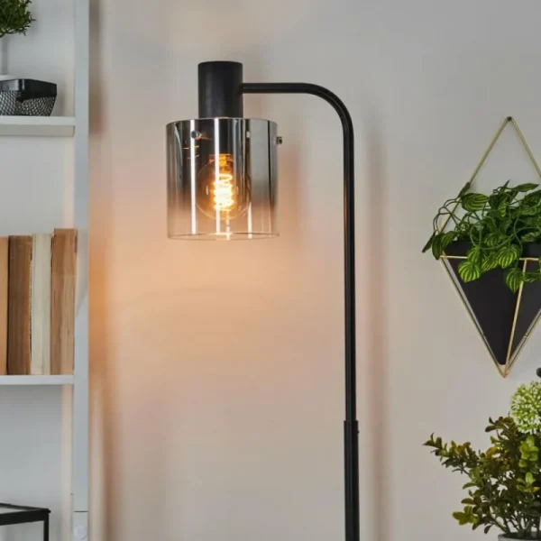 hofstein Lampadaire Gafa Noir, 1 lumière* Lampes Modernes