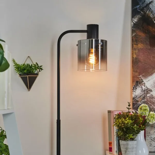 hofstein Lampadaire Gafa Noir, 1 lumière* Lampes Modernes