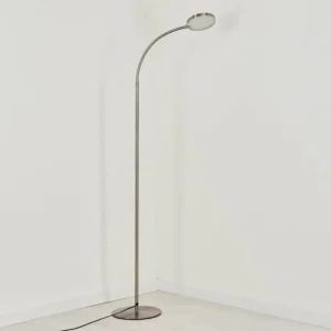 hofstein Lampadaire Haltia LED Nickel mat, 1 lumière* Lampes En Verre