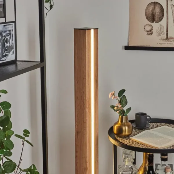 hofstein Lampadaire Kyneton LED Écru, Noir, 1 lumière* Lampes Modernes