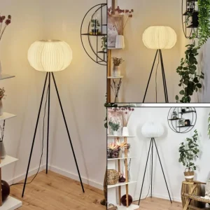 hofstein Lampadaire Regufe Noir, 1 lumière* Lampes Modernes