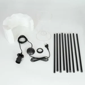 hofstein Lampadaire Regufe Noir, 1 lumière* Lampes Modernes