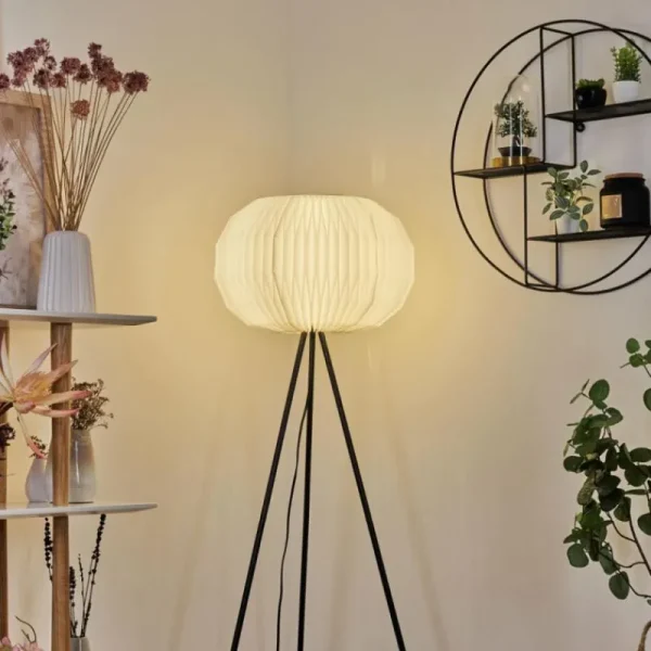 hofstein Lampadaire Regufe Noir, 1 lumière* Lampes Modernes