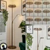 hofstein Lampadaire à vasque Huallilemu LED Vieux laiton, 2 lumières* Lampes Modernes