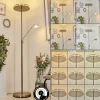 hofstein Lampadaire à vasque Huallilemu LED Nickel mat, 2 lumières* Lampes Modernes