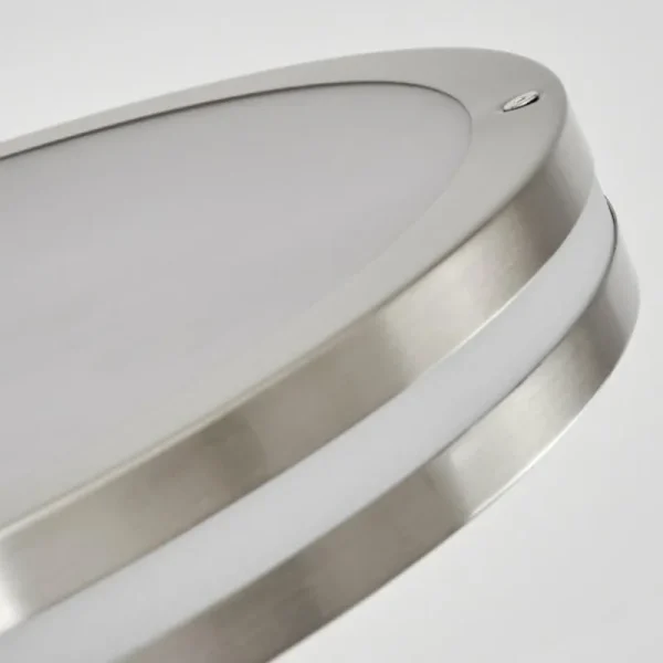 hofstein Lampadaire à vasque Huallilemu LED Nickel mat, 2 lumières* Lampes Modernes