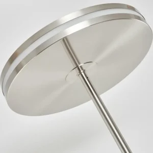 hofstein Lampadaire à vasque Huallilemu LED Nickel mat, 2 lumières* Lampes Modernes