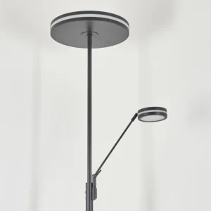 hofstein Lampadaire à vasque Huallilemu LED Anthracite, 2 lumières* Lampes Modernes