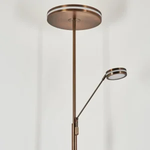hofstein Lampadaire à vasque Huallilemu LED Vieux laiton, 2 lumières* Lampes Modernes