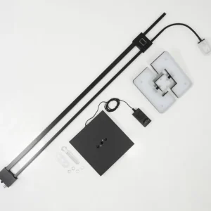 hofstein Lampadaire à vasque Janze LED Noir, 2 lumières* Lampes Modernes