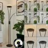 hofstein Lampadaire à vasque Chanlus LED Noir, 1 lumière* Lampes Modernes