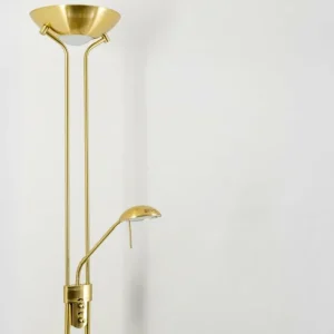 hofstein Lampadaire à vasque Rom LED Laiton, 2 lumières* Lampes Modernes