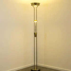 hofstein Lampadaire à vasque Rom LED Vieux laiton, 2 lumières* Lampes Modernes