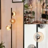 hofstein Lampadaire - Verre 10 cm, 12 cm Remaisnil Ambre, Fumé, 3 lumières* Lampes Modernes