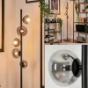 hofstein Lampadaire - Verre 10 cm, 12 cm Remaisnil Clair, Fumé, 5 lumières* Lampes Modernes