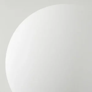 hofstein Lampadaire - Verre 10 cm, 12 cm Remaisnil Blanc, 6 lumières* Lampes En Verre