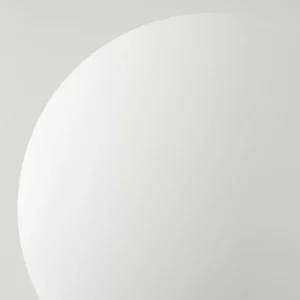 hofstein Lampadaire - Verre 10 cm, 12 cm Remaisnil Blanc, 5 lumières* Lampes En Verre