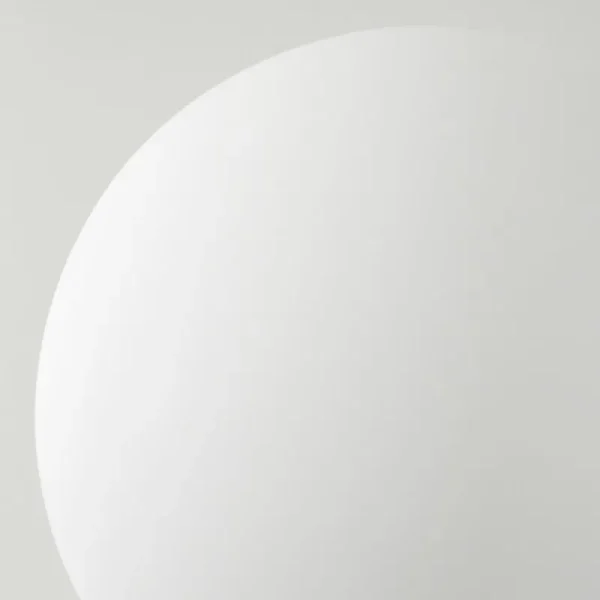 hofstein Lampadaire - Verre 10 cm, 12 cm Remaisnil Blanc, 5 lumières* Lampes En Verre