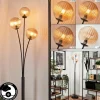 hofstein Lampadaire - Verre 12 cm Bernado Ambre, 3 lumières* Lampes Modernes