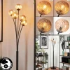 hofstein Lampadaire - Verre 10 cm Bernado Ambre, 5 lumières* Lampes Modernes