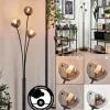 hofstein Lampadaire - Verre 10 cm Bernado Clair, Fumé, 3 lumières* Lampes Modernes