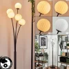 hofstein Lampadaire - Verre 10 cm Bernado Blanc, 5 lumières* Lampes Modernes