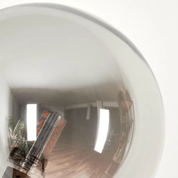 hofstein Lampadaire - Verre 12 cm Bernado Fumé, 6 lumières* Lampes Modernes