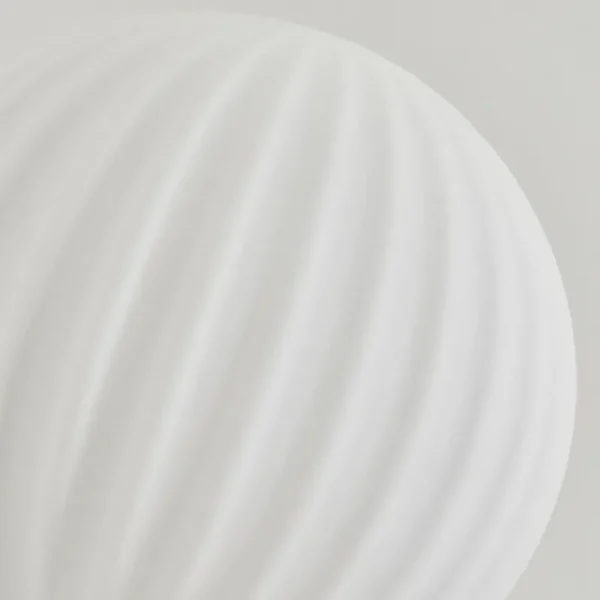 hofstein Lampadaire - Verre 12 cm Bernado Blanc, 3 lumières* Lampes Modernes