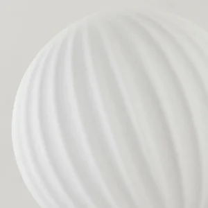 hofstein Lampadaire - Verre 12 cm Bernado Blanc, 6 lumières* Lampes Modernes