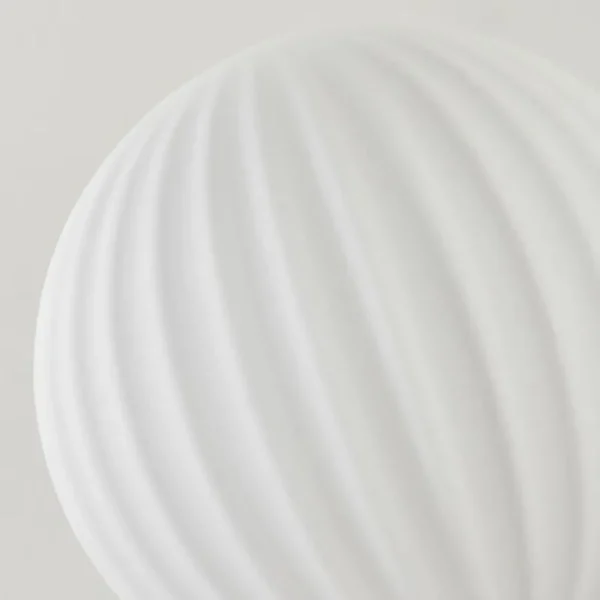 hofstein Lampadaire - Verre 12 cm Bernado Blanc, 6 lumières* Lampes Modernes