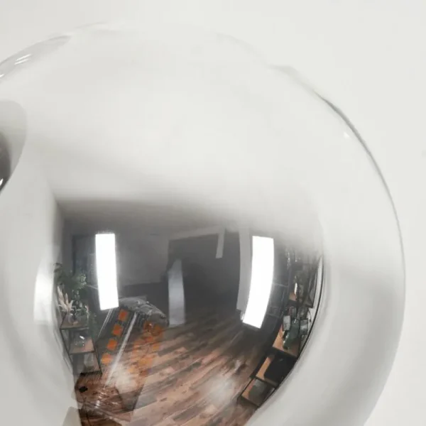 hofstein Lampadaire - Verre 15 cm Bernado Clair, Fumé, 3 lumières* Lampes Modernes