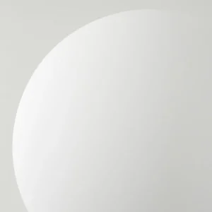 hofstein Lampadaire - Verre 10 cm Bernado Blanc, 3 lumières* Lampes En Verre