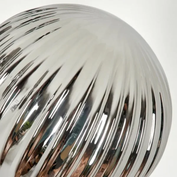 hofstein Lampadaire - Verre 12 cm Bernado Fumé, 3 lumières* Lampes Modernes