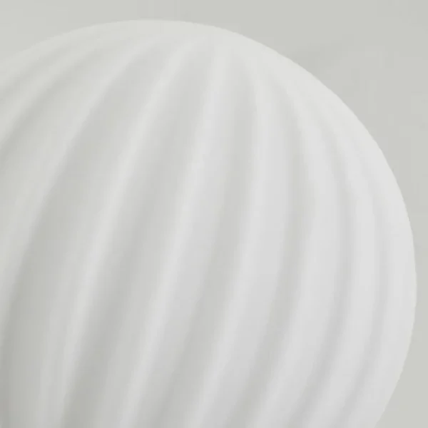 hofstein Lampadaire - Verre 10 cm Bernado Blanc, 5 lumières* Lampes Modernes