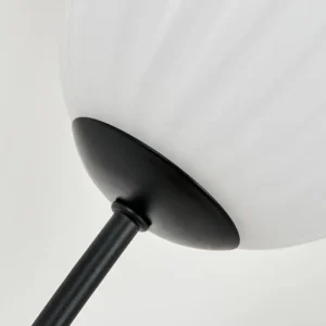 hofstein Lampadaire - Verre 10 cm Bernado Blanc, 5 lumières* Lampes Modernes
